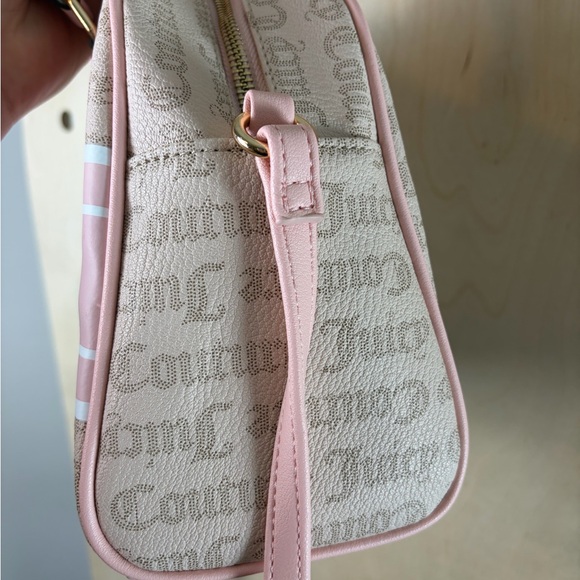 Juicy Couture Sandstone Fashionista Bowler Satchel Pink/Tan - Picture 3 of 11